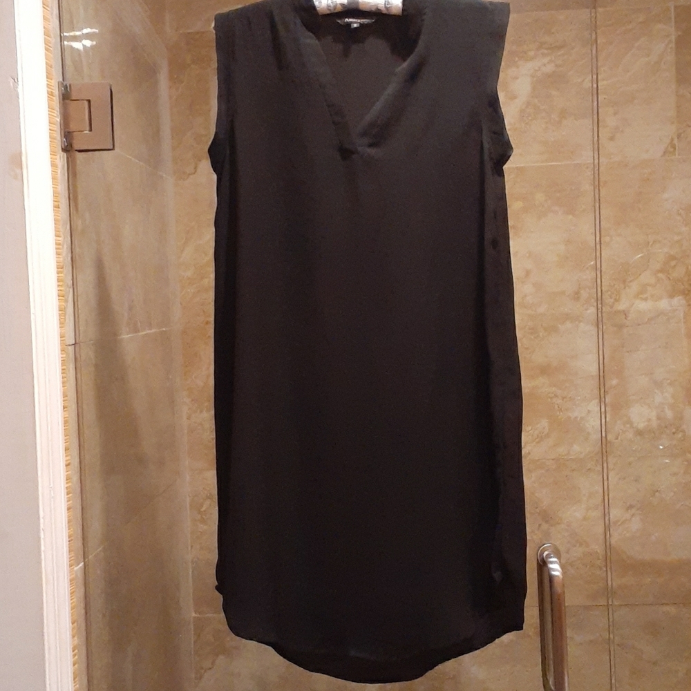 Black shift dress